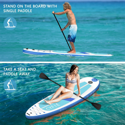 Paddleboard – SUP Board – Stand Up Paddle – Opblaasbaar Board – Surfplank – Superbreed Ontwerp – Slijtvast Rubber – 320x81x15 cm – Max 160 kg