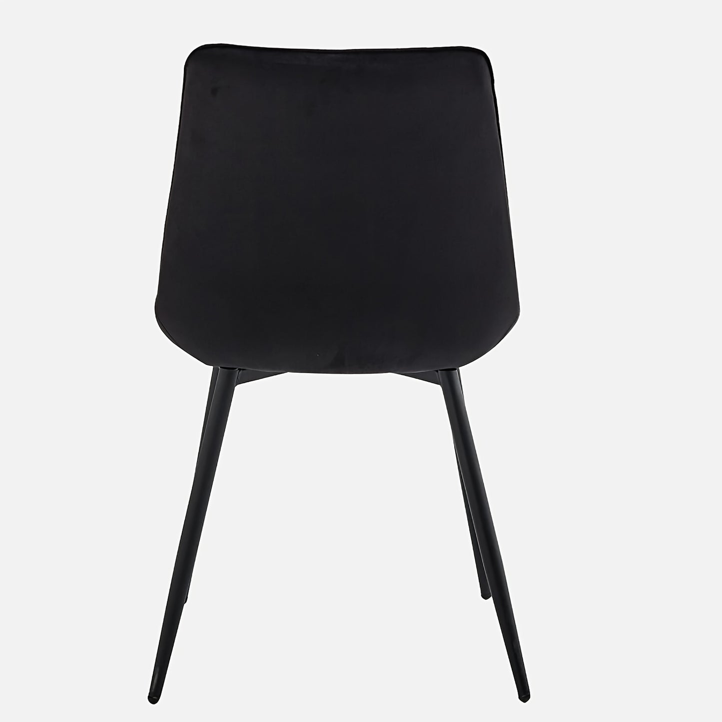 Eetkamerstoel – Stoel – Kuipstoel – Keukenstoel – Fauteuil – Modern Design – Metalen Frame – Velvet Bekleding – 16-Vaks Rooster Rugleuning – Set van 4 – Zonder Armleuningen – Geschikt voor Harde Vloeren