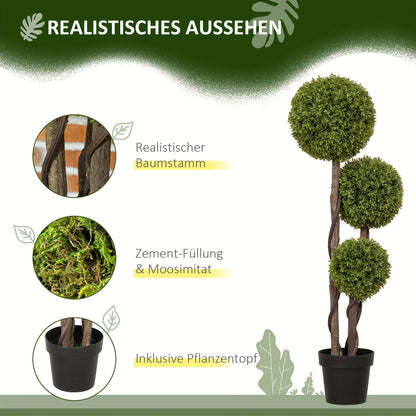 115 Cm Household Plants, Potted Artificial Plants, Decorative Plants, Home, Office, Corridor, Garden Decorative Plants, Green