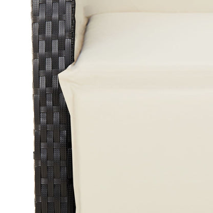 Tuinset – Tuinmeubelset – Loungeset – Buitenmeubilair – Terrasset – PE-rattan – Verstelbare Rugleuning – 80x80x74 cm