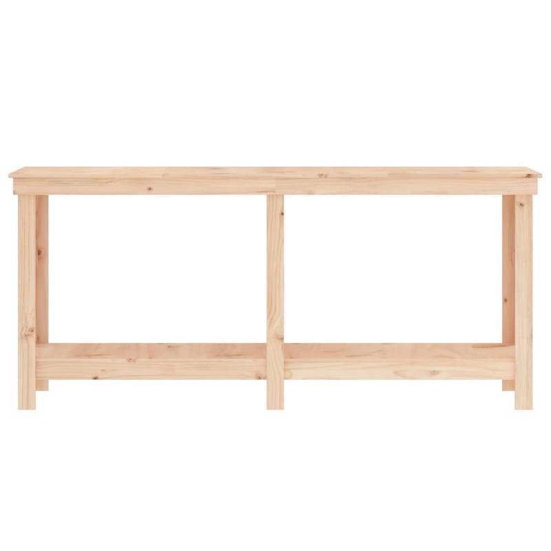 Werkbank – Werktafel – Klusbank – Houten Werkplek – Opbergmeubel – Stevig Massief Vurenhout – Groot Werkblad 180x50 cm