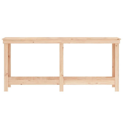 Werkbank – Werktafel – Klusbank – Houten Werkplek – Opbergmeubel – Stevig Massief Vurenhout – Groot Werkblad 180x50 cm