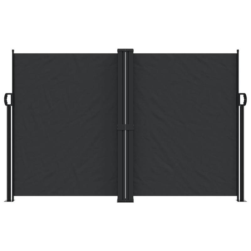 Uitschuifbaar Windscherm – Privacy Scherm – Beschermingsscherm – Balkon Scherm – Tuin Windscherm – 160 Cm Hoog – 600 Cm Breed - Zwart