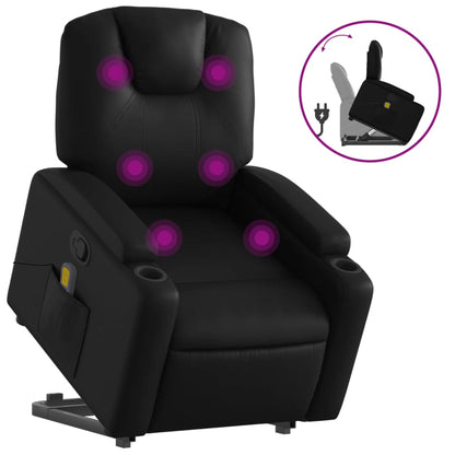 Sta-op-stoel – Liftstoel – Elektrische Fauteuil – Relaxstoel – Gezinsstoel – Verstelbare Rugleuning – Comfortabel Kunstleer
