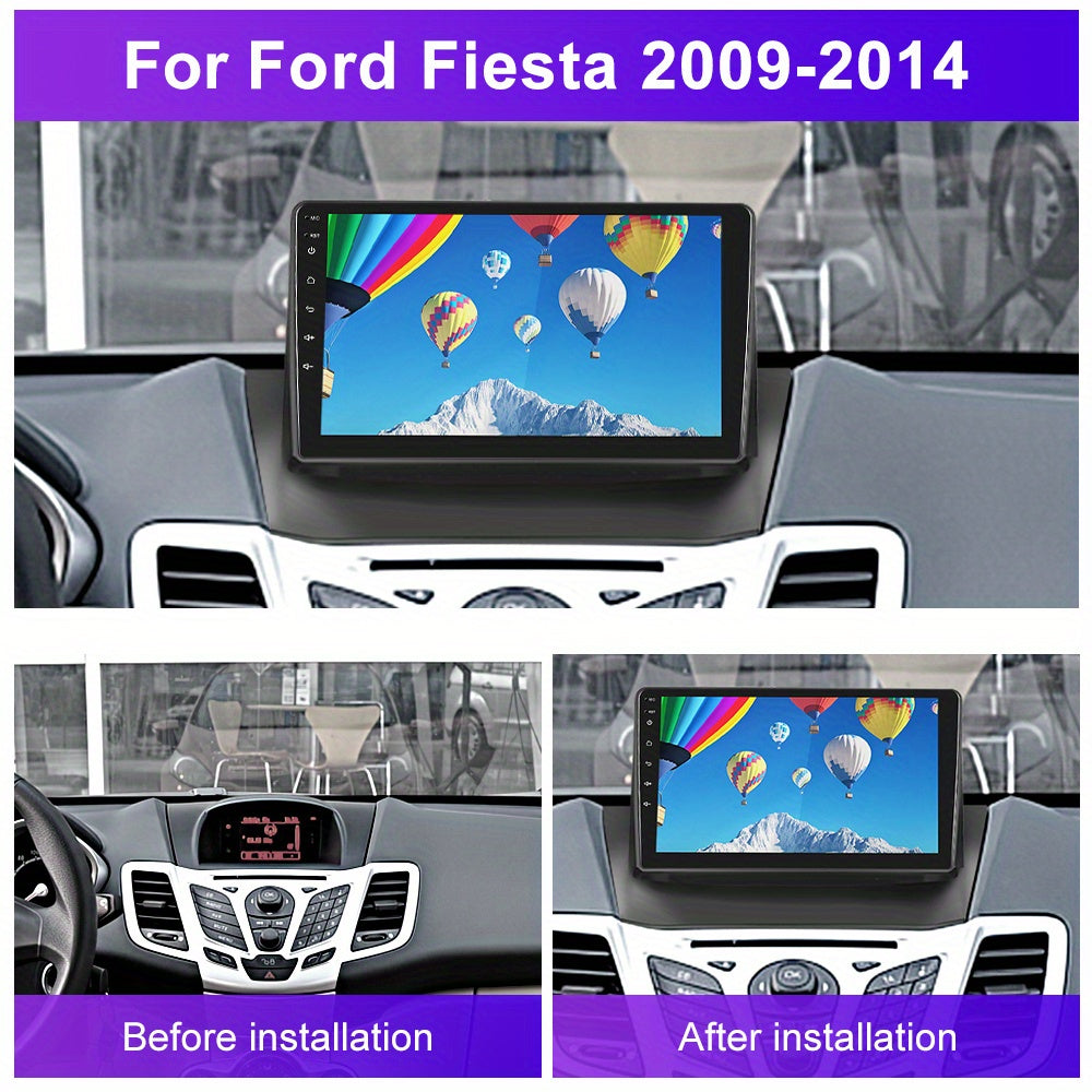 Android 15 Autoradio – Car Stereo – Multimedia Speler – Navigatiesysteem – Touchscreen Radio – 9 Inch IPS Scherm – 4GB RAM 64GB Opslag – Draadloos CarPlay & Android Auto – AHD Achteruitrijcamera Met Microfoon