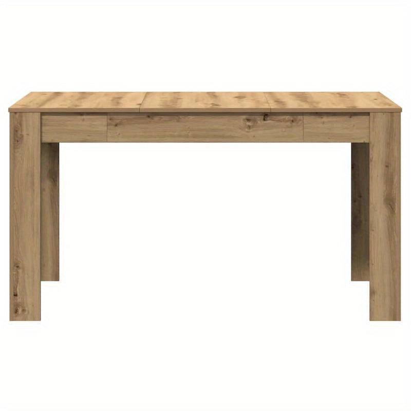 Eettafel – Tafels – Meubels – Eethoek – Dinertafel – Artisan Eikenhout – Licht Houten Finish – 140x74,5x76 cm – Eenvoudige Montage
