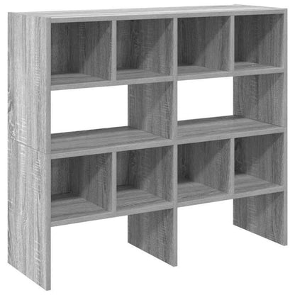 Shoe Racks 2pcs Stackable 89.5X30X40 Cm Gray Sonoma Oak