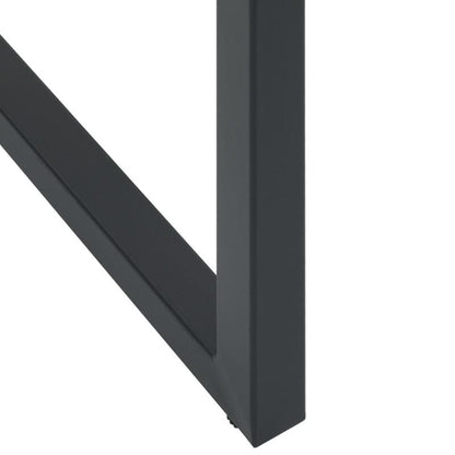 Bar stool 2pcs black 38x38x80cm powder -coated steel, Bar Seating, Kitchen Stools, Minimalist Stool, Modern Bar Stools, Sturdy Material, Durable Metal, Compact Stools