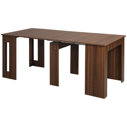 Uitklaptafel – Klaptafel – Vouwtafel – Uitschuiftafel – Eettafel – Modern Design – Uitbreidbaar tot 180 cm – Houtcomposiet Met Stalen Frame