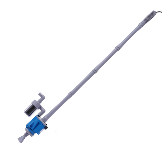 Automatische Aquarium Grindreiniger – Aquarium Grinder – Viskom Reiniger – Aquarium Bodem Cleaner – Sifon Systeem – Draadloos Elektrisch – Timerfunctie – Duurzaam Kunststof – Zuignap Bevestiging – Zoet- en Zoutwater Compatibel