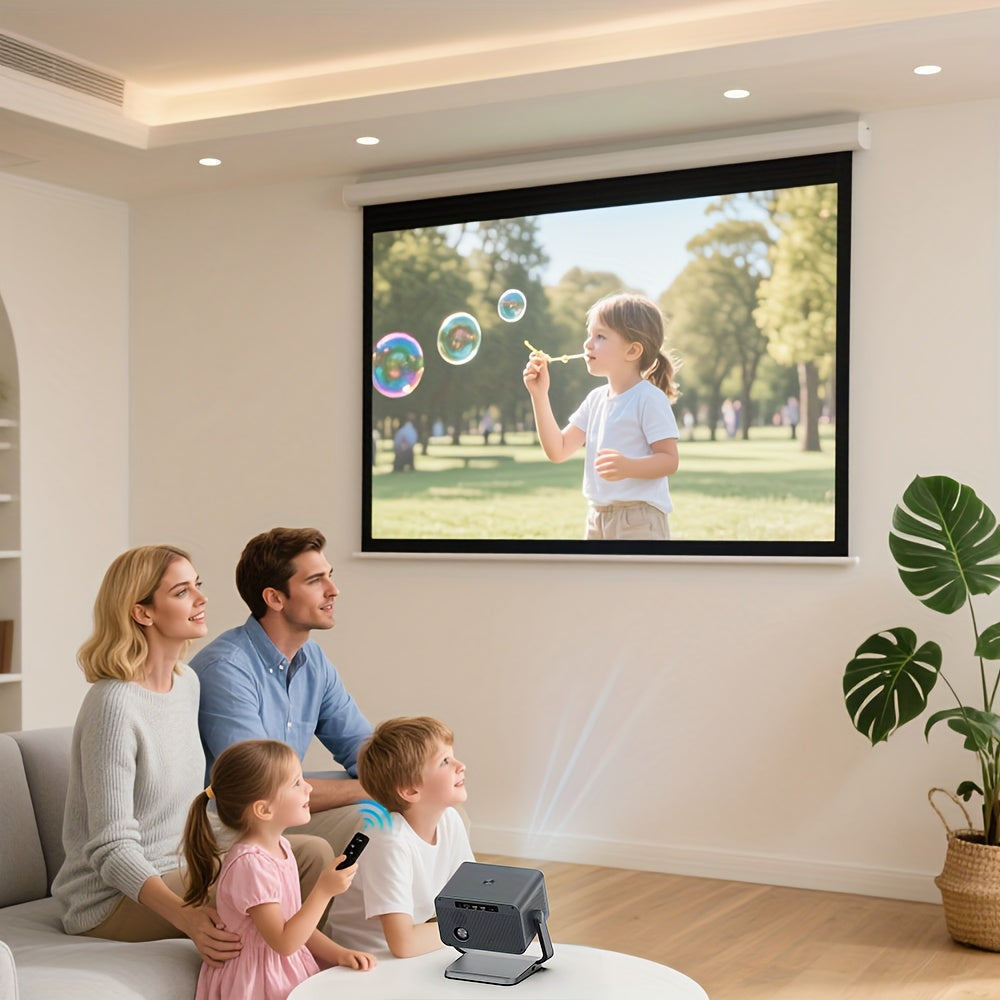 Projectiescherm – Beamerscherm – Projectiedoek – Projectorscherm – Elektrisch Scherm – 3,05 Meter – Afstandsbediening – Wand- en Plafondmontage