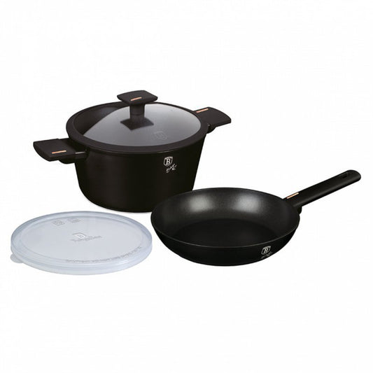 Titanium Berlinger Haus Pan and Pot Set - Model BH-7098 Monaco