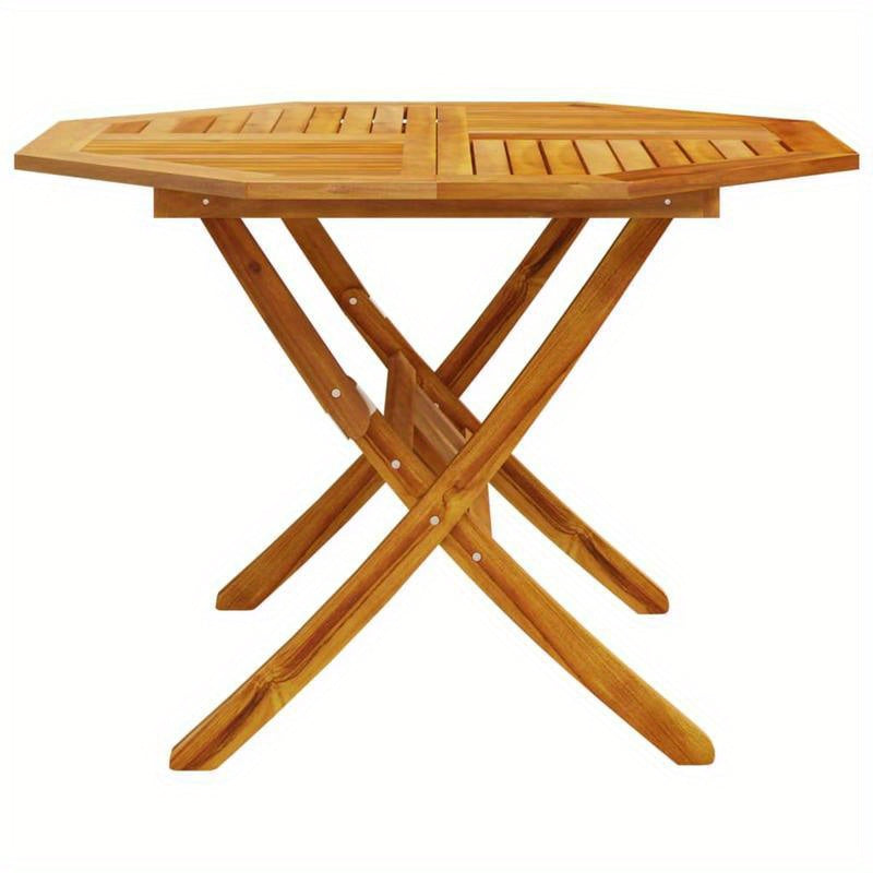 Opvouwbare Tuin- En Picknicktafel – Tuintafel - Opvouwbare Tafel – Kampeertafel – Buitentafel – Acaciahout – Compact – Draagbaar – 110 X 75 Cm