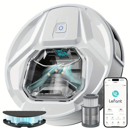 Robotstofzuiger – Robotstofzuiger Met Dweilfunctie – Slimme Stofzuiger – Automatische Zuiger – Wi-Fi Robotstofzuiger – Anti-Verstrengeling Borstels – 5000 mAh Batterij – 800 ml Stofreservoir