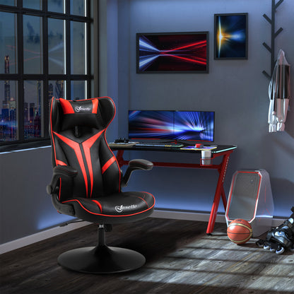 Gamingstoel – Gamestoel – Bureaustoel – Gaming Chair – Game Stoel – Ergonomisch Ontwerp – Verstelbare Zithoogte 106-112 cm – Stalen Frame Zwart/Rood