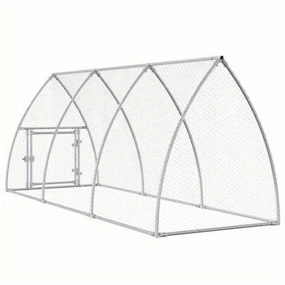 Kippenren – Kippenhok – Kippenkooi – Kipren – Kippenverblijf – Verzinkt Staal – 300x105x120 cm – Weerbestendig & Robuust
