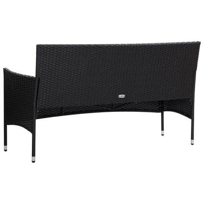 Loungeset – Tuinmeubelset – Zitgroep – Balkonset – Loungemeubel – Polyrotan – 5-Delig – Inclusief Comfortabele Kussens