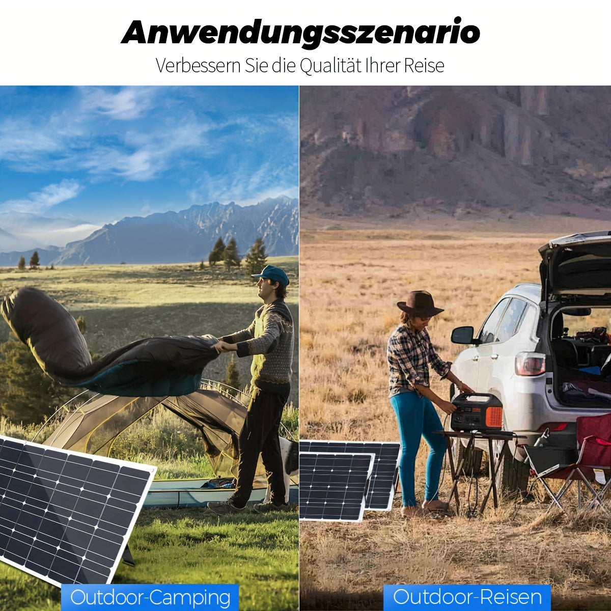 Zonnepaneel 200W – Solar Paneel – Flexibel Panneel – Monokristallijn – Opvouwbaar – Ultralicht Design – 12V Output – Weerbestendig Aluminium Frame