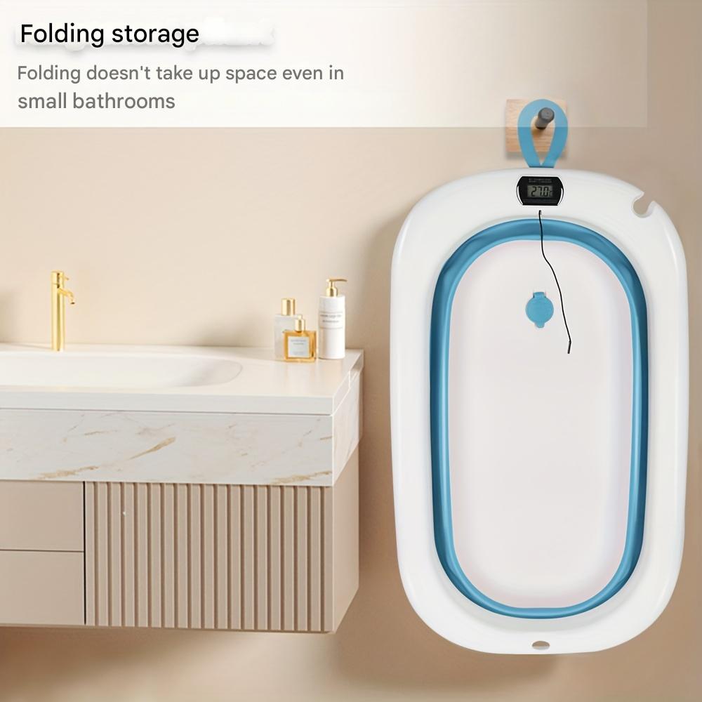Badkuip – Opvouwbaar Bad – Zitbad – Ligbad – Mobiele Badkuip – Compact 76 cm Diep – Duurzaam Kunststof – Inclusief Badplateau