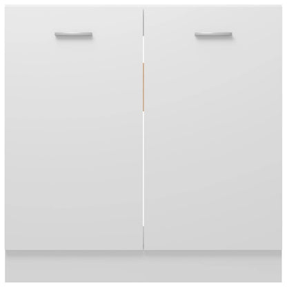 Opbergkast – Opbergkastje – Opbergrek – Kast – Meubel – Ruime witte kast – Hoogwaardig meubelplaat – 80x46x81,5 cm