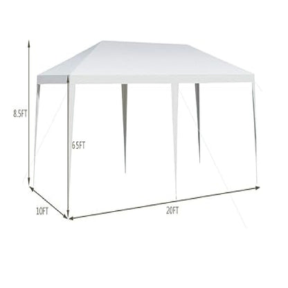Buitenluifel Tunnel – Muurloze Tent – Tuinluifel – Schaduwdoek – Kampeertent – Ruime Luifel 298x596 cm – UV Bescherming en Sterk Oxford Stof