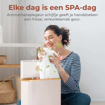 Handdoekwarmer – Handdoekverwarmer – Towel Warmer – Handdoekstomer – Handdoek Warmer – Elektrische Handdoekverwarmer – 20 Liter Capaciteit – Automatische Uitschakeling – Rose Goud