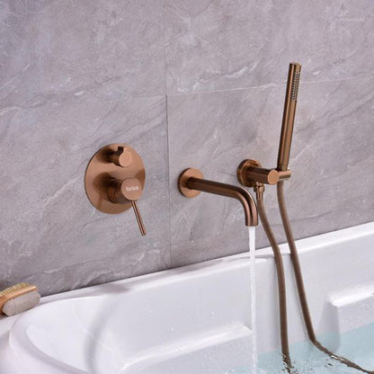 Badkraan – Wandkraan – Thermostaatkraan – Badmengkraan – Watervalkraan – Roségoud – Roestvrij Staal & Messing – Verstopte Installatie