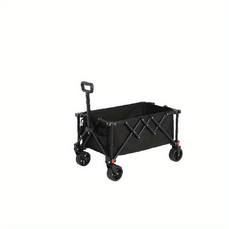 Opvouwbare Bolderwagen – Vouwkar – Transportwagen – Trolley – Bolderkar – Stevig Stalen Frame – Grote All Terrain Wielen