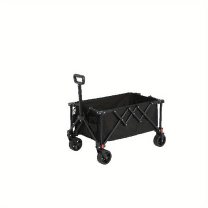 Opvouwbare Bolderwagen – Vouwkar – Transportwagen – Trolley – Bolderkar – Stevig Stalen Frame – Grote All Terrain Wielen
