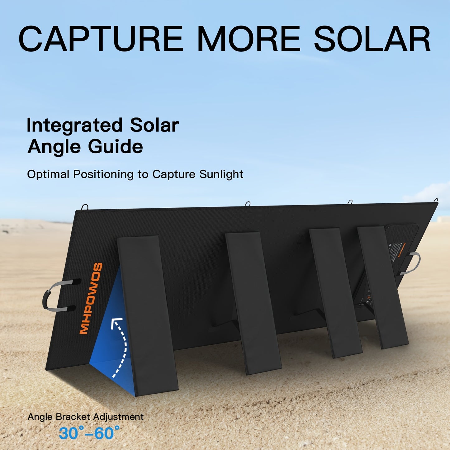 Zonnepaneel – Opvouwbaar Zonnepaneel – Solar Charger – Draagbaar Zonnepaneel – 400W Vermogen – Hoogwaardige Monokristallijn Silicium – 23,5% Omzettingsgraad