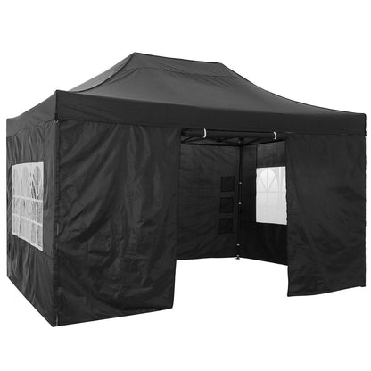 Partytent – Paviljoen – Tuintent – Feesttent – Easy Up – 3x4,5m – Waterdicht Polyester – UPF 50+ UV Bescherming