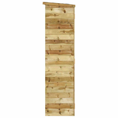Tuinschuur – Houten Berging – Tuinkast – Tuinopslag – Buitenberging – Massief Vurenhout – Weerbestendig – 163x50x171 cm