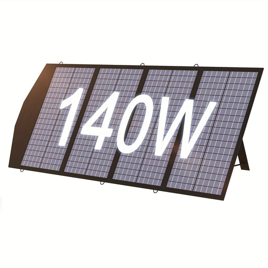 Zonnepaneel – Solar Panel – Opvouwbaar Paneel – Draagbaar Zonnepaneel – Camping Zonnepaneel – 140W Vermogen – 22% Hoog Rendement