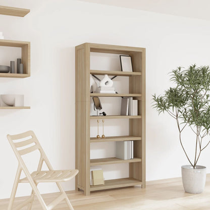 Boekenkast – Boekenrek – Opbergkast – Vakkenkast – Stellingkast – 170 cm Hoog – Massief Acaciahout & MDF