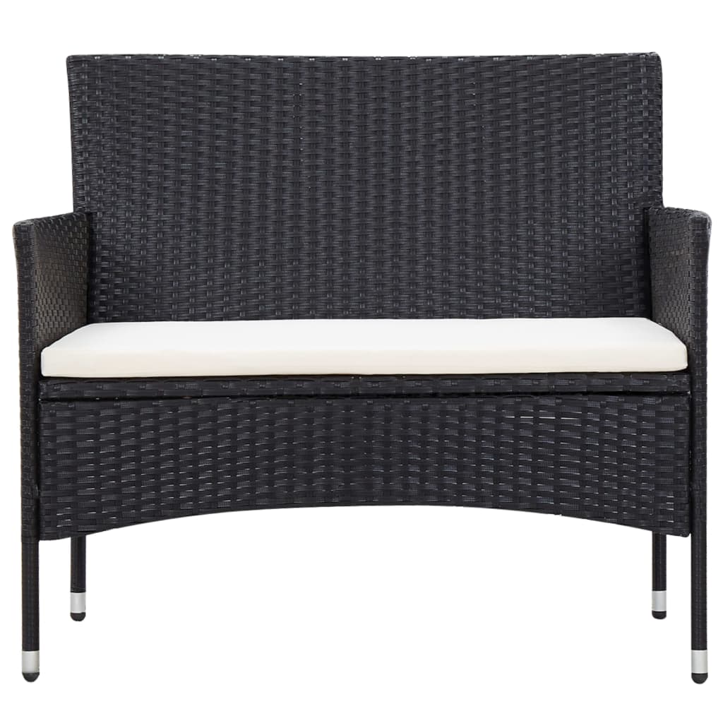 Loungeset – Tuinmeubelset – Zitgroep – Balkonset – Loungemeubel – Polyrotan – 5-Delig – Inclusief Comfortabele Kussens