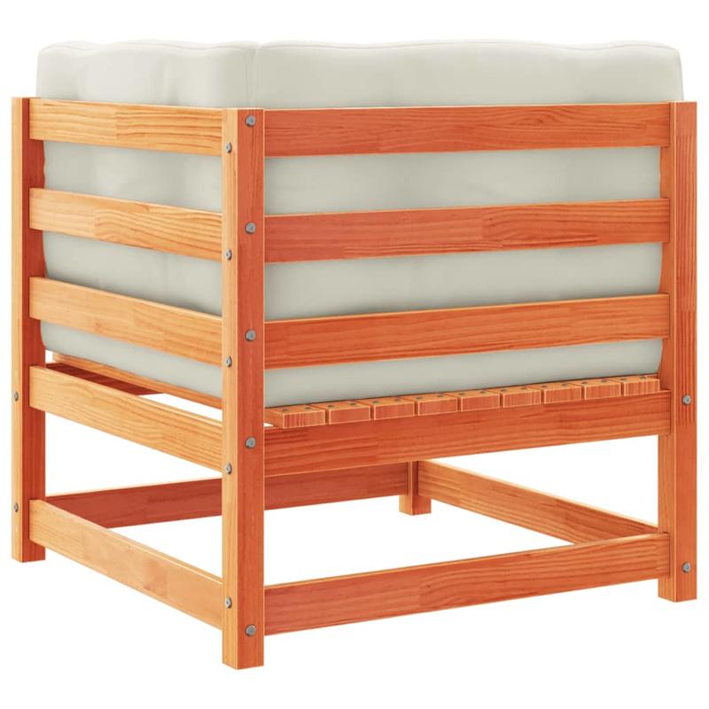 Loungeset Tuin – Loungesofa – Tuinmeubelset – Balkonset – Tuinbank – Bruin – Weerbestendig Rattan – Modulair Ontwerp