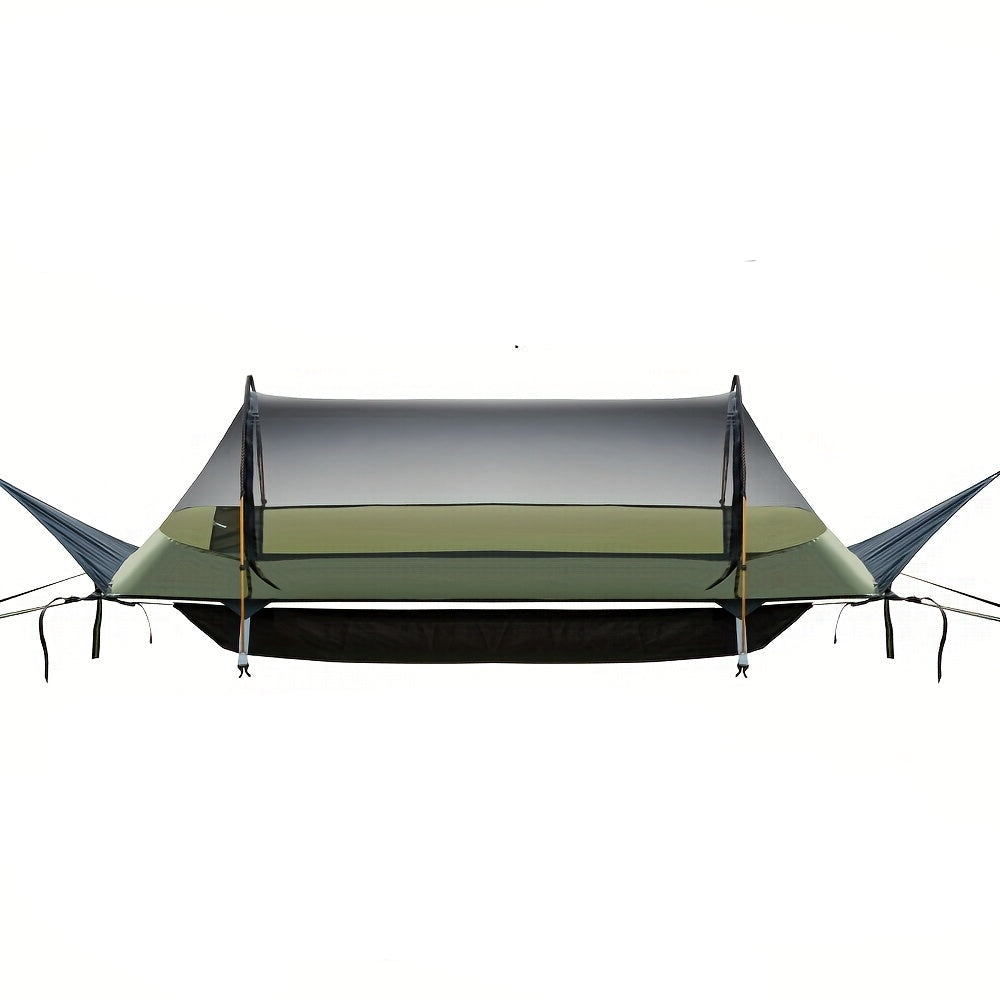 Hangmat – Hangmat Tent – Kampeerhangmat – Backpacking Hangmat – Lichtgewicht – Plat Liggen – Muskietennet – Met Opbergruimte – 200 kg Draagkracht – Duurzaam Nylon