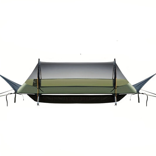 Hangmat – Hangmat Tent – Kampeerhangmat – Backpacking Hangmat – Lichtgewicht – Plat Liggen – Muskietennet – Met Opbergruimte – 200 kg Draagkracht – Duurzaam Nylon