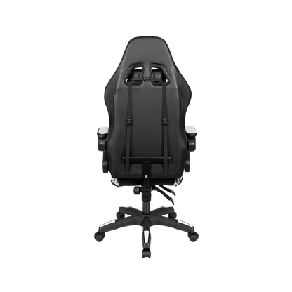 Gamingstoel – Gamestoel – Gaming Chair – Game Stoel – Bureaustoel – Draaibaar – Verstelbare Rugleuning tot 145° – Met Voetensteun en Massagefunctie