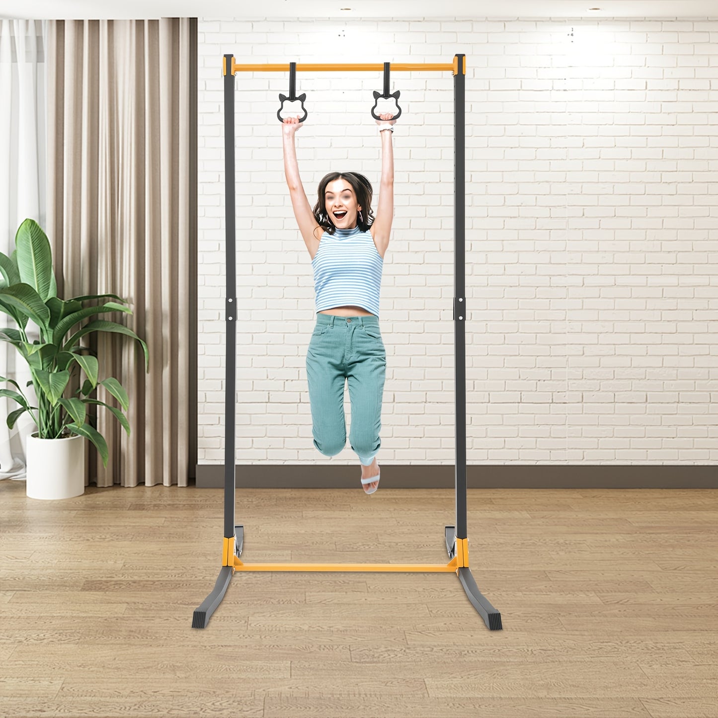 Pull-up Bar – Optrekstang – Pull Up Station – Chin-up Bar – Deurrek – Verstelbaar 160-215 cm – Staalbuis 1,2 mm – Draagvermogen 400 kg