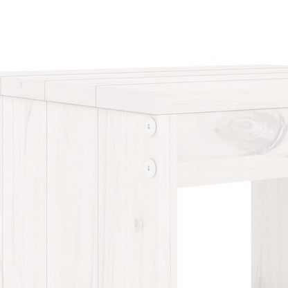 Houten Barset – Buitenbarset – Tuinbar – Terrasmeubilair – Balkonset – Massief Grenenhout – Compact Design