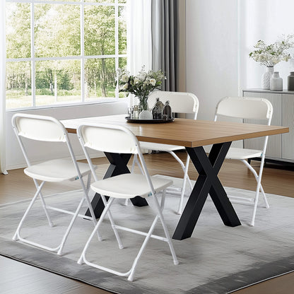 Klapstoel – Vouwstoel – Opvouwbare Stoel – Eettafelstoel – Set Van 8 – Duurzaam Kunststof – Compact Opvouwbaar Design