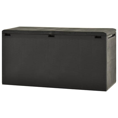 Opbergbox Tuin – Tuinkussenbox – Tuinkist – Kussenbox – Tuincontainer – 290L Inhoud – Duurzaam & Stabiel – Modern Antraciet Design – Weerbestendig
