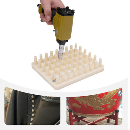 Pneumatische Nietmachine – Nietpistool – Tackergun – Klusapparaat – Meubelmaker Gereedschap – Aluminiumlegering – Hoog Nietcapaciteit 54 Nieten – Lichtgewicht Compact Design