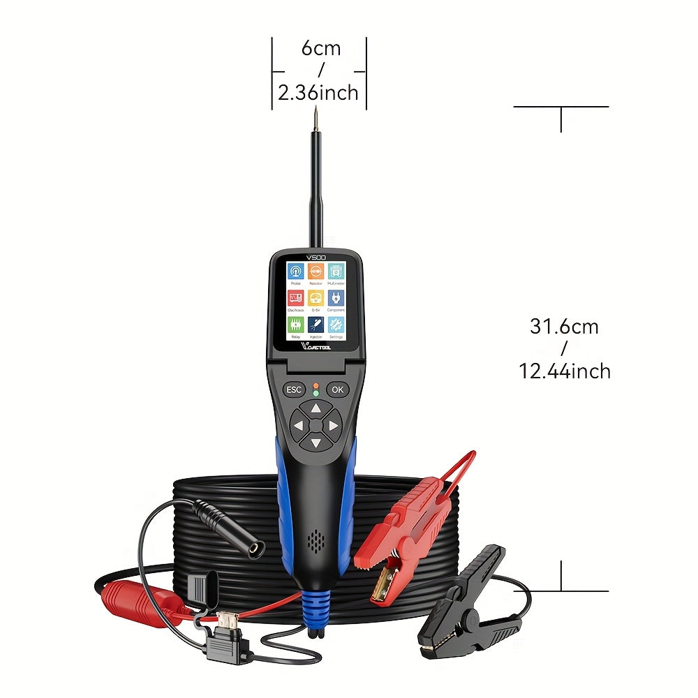 OBD2 Diagnose Tool – Auto Scanner – Foutcode Lezer – Voertuig Diagnostiek – Diagnoseapparaat – 4 Systeemdiagnoses – Draadloos Met USB Voeding