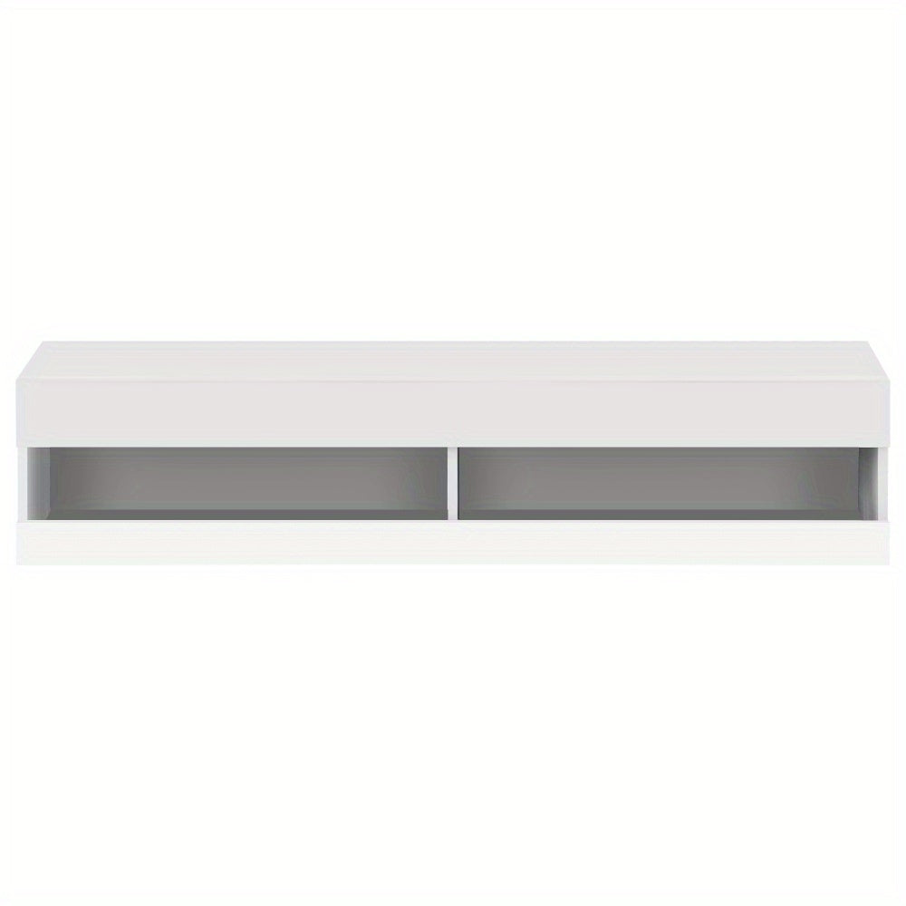 TV Meubel – TV Kast – TV Dressoir – TV Stand – Entertainment Meubel – Modern Wit – Ruime Opbergruimte – Stevige Constructie – 140x40x30,5 cm