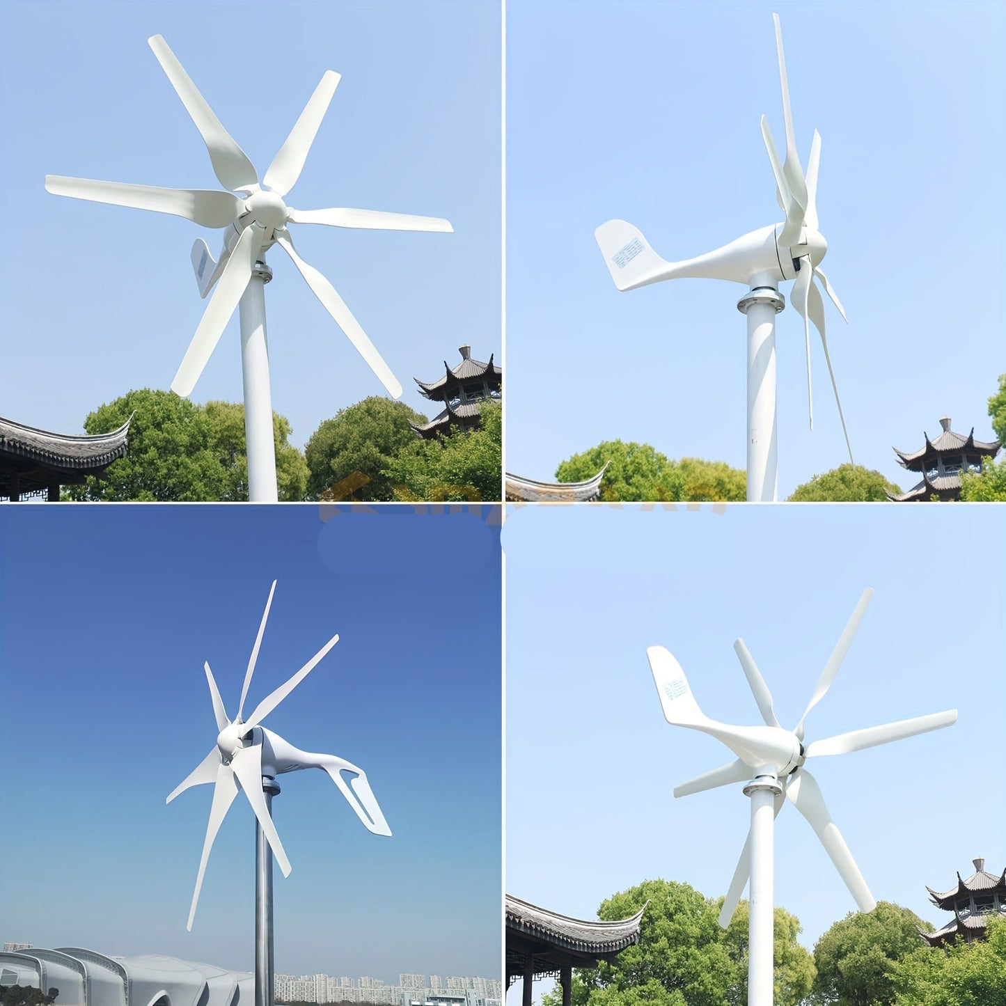Windmolen – Windturbine – Windgenerator – Windenergie – Windspinner – 1000W Vermogen – MPPT Controller Inclusief