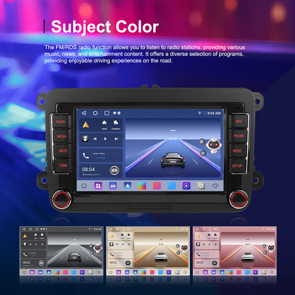 Android 15 Autoradio – Multimedia Systeem – Car Radio – Navigatie Systeem – Touchscreen Radio – 7 Inch HD Scherm – Draadloze CarPlay & Android Auto – GPS Navigatie + AHD Achteruitrijcamera
