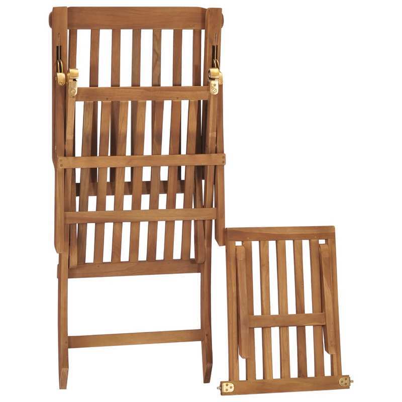 Lounge Chair with Cushion Dark Gray Solid Teak Wood Solid Wood Texture Sturdy Comfortable and Fit for Body Suitable for Outdoor Yard and Terrace Leisure Long-lasting