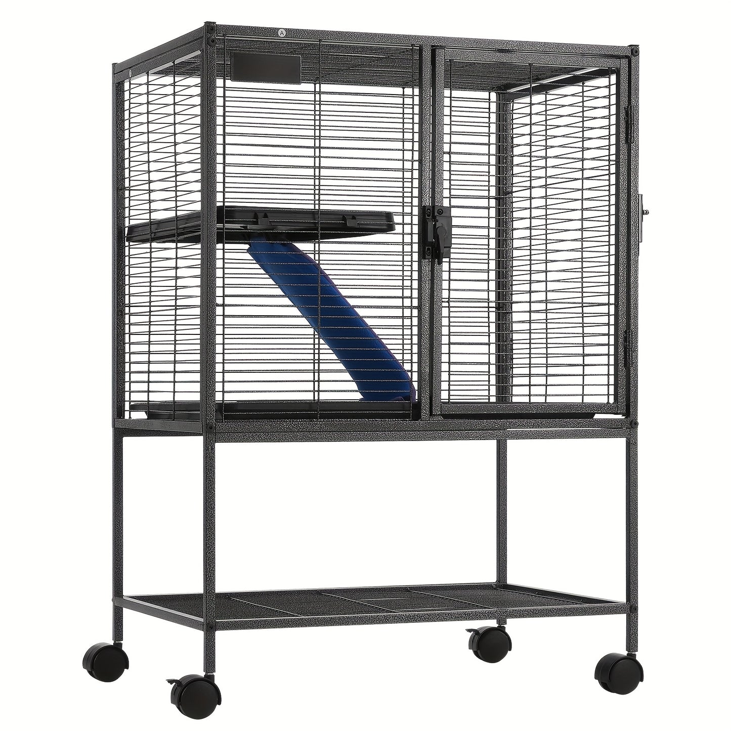 Dierkooi – Kleindierkooi – Kooien – Kleine Huisdieren Kooi – Fret Kooi – 164 cm Hoog – Metalen Constructie Met Wielen